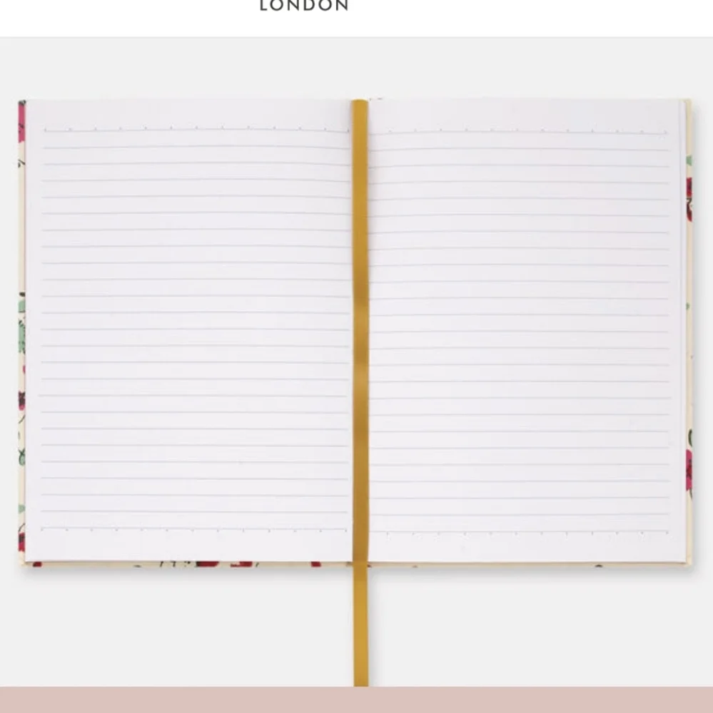 NWT Cath Kidson London Millfield Rose Clothbound Journal / Notebook - 